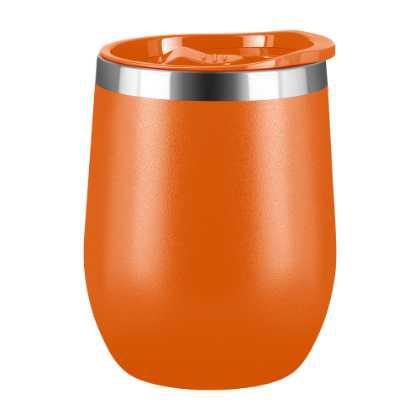 Mood Double Walled Coffee Cup Tumbler - 330ml Orange