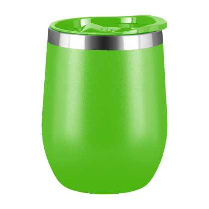 Mood Double Walled Coffee Cup Tumbler - 330ml Lime Green
