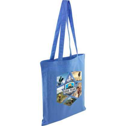 Kingsbridge Coloured Cotton Shopper Bag - 5oz Light Blue