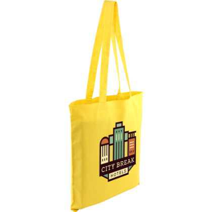 Kingsbridge Coloured Cotton Shopper Bag - 5oz Yellow