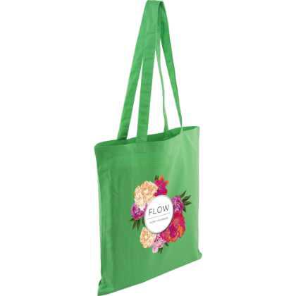 Kingsbridge Coloured Cotton Shopper Bag - 5oz Green