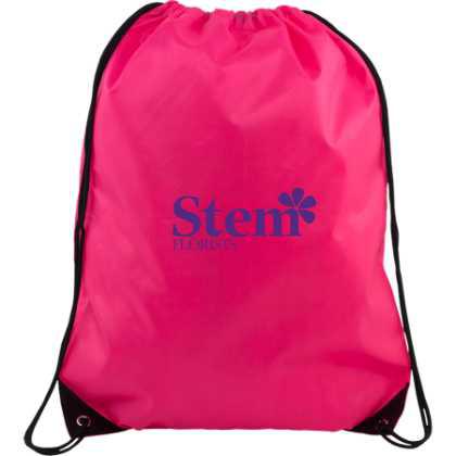 Verve Drawstring Bag Pink