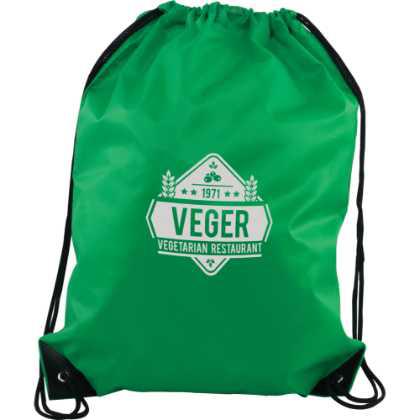 Verve Drawstring Bag Green