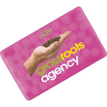 Mint Card - Credit Card Shaped Frosted Pink