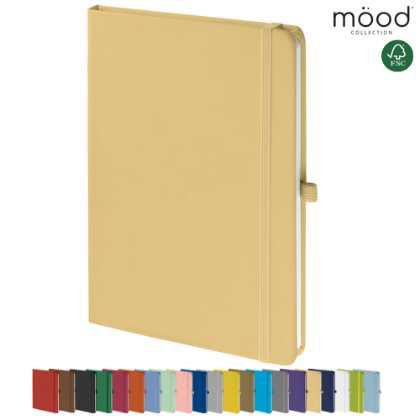 Mood A5 FSC Soft Feel Notebook Pastel Yellow