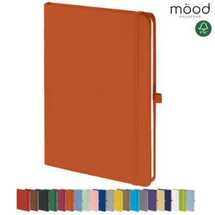 Mood A5 FSC Soft Feel Notebook Orange