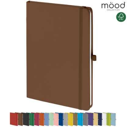 Mood A5 FSC Soft Feel Notebook Brown