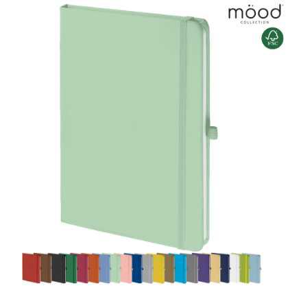Mood A5 FSC Soft Feel Notebook Pastel Green