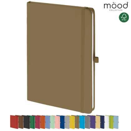 Mood A5 FSC Soft Feel Notebook Gold