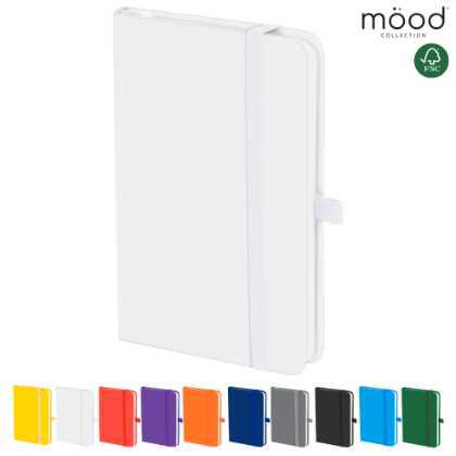 Mood A6 FSC Pocket Notebook White