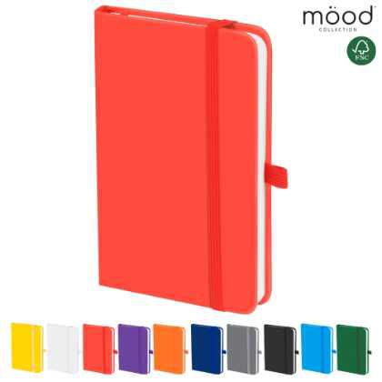 Mood A6 FSC Pocket Notebook Red