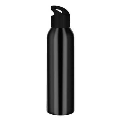 Jet Aluminium Water Bottle - 650ml Black