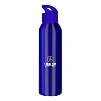 Jet Aluminium Water Bottle - 650ml Blue
