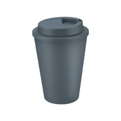 Metro Double Walled Coffee Cup - 350ml Grey