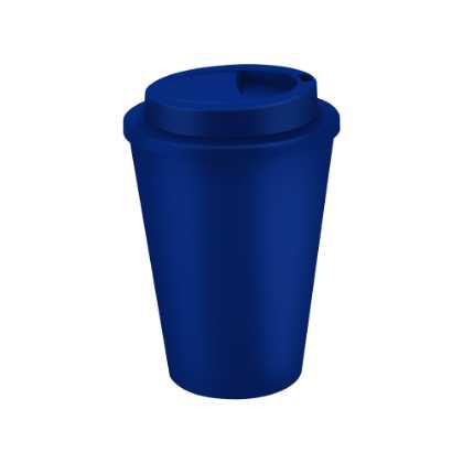 Metro Double Walled Coffee Cup - 350ml Navy Blue