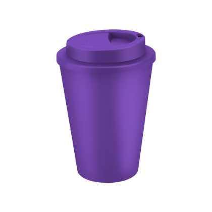 Metro Double Walled Coffee Cup - 350ml Purple