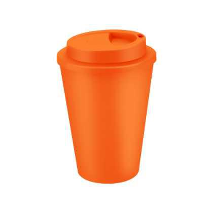 Metro Double Walled Coffee Cup - 350ml Orange