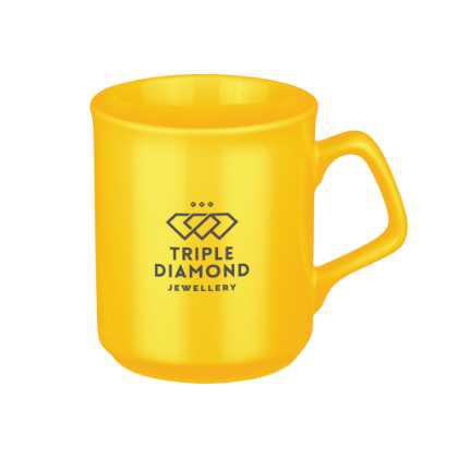 Orion Ceramic Mug - 300ml Yellow