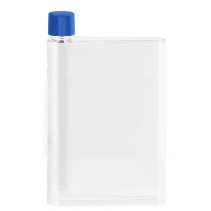 genie Note Bottle - 420ml Transparent/Medium Blue