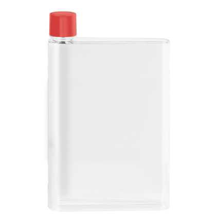 genie Note Bottle - 420ml Transparent/Red