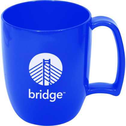 U.K. Manufactured Prime Plastic Mug - 330ml Blue