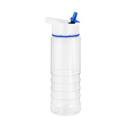 Tritan Pure Sports Water Bottle - 750ml Transparent/Light Blue