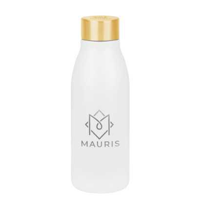 Stella Double Walled Vacuum Bottle - 600ml White/Gold