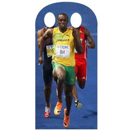 Usain Bolt Stand- In Life-size Cardboard Cutout