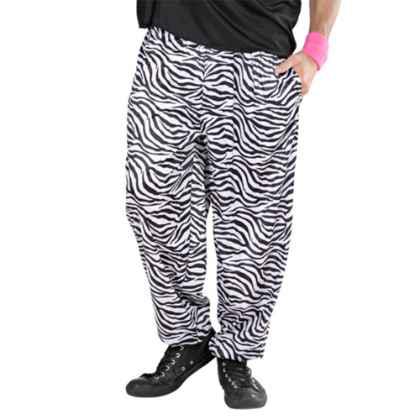 80s Baggy Pants - Zebra