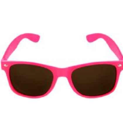 Pink Neon Wayfarer Glasses