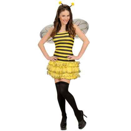 Bee Costume (Dress Cuffs Wings Antennas)