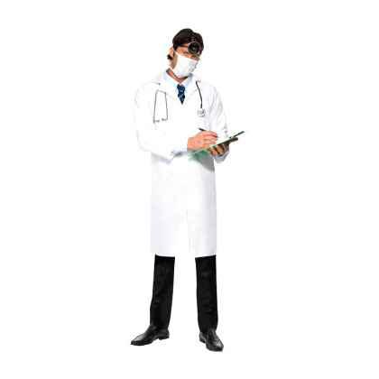 Doctor's White Coat And Mask 12345