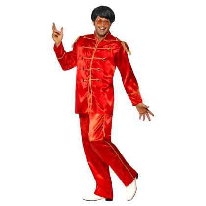 Sgt. Pepper Costume Red With Gold Trim, Medium