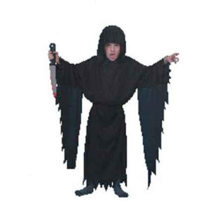 Screamer Black Robe Costume