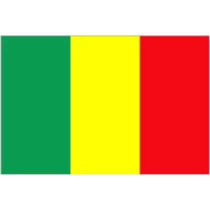Mali Flag 5ft x 3ft With Eyelets For Hanging