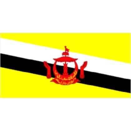 Brunei Flag 5ft x 3ft With Eyelets For Hanging