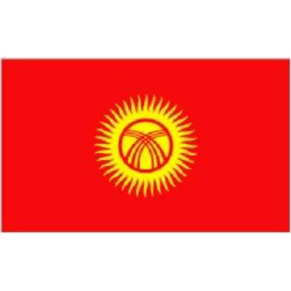 Kyrgyzstan Flag 5ft x 3ft With Eyelets For Hanging