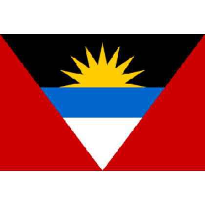 Antigua & Barbuda Flag 5ft x 3ft With Eyelets For Hanging