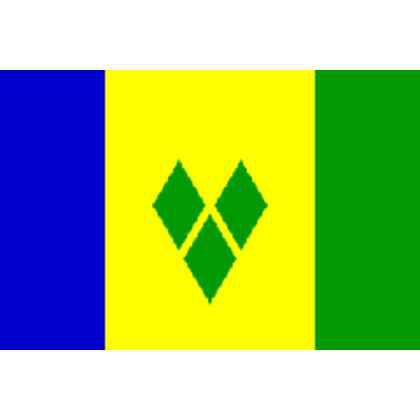 St. Vincent & Grenadine 5ft x 3ft With Eyelets