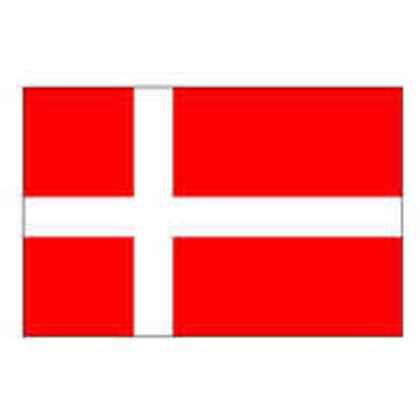 Denmark Flag 5ft x 3ft With Eyelets For Hanging