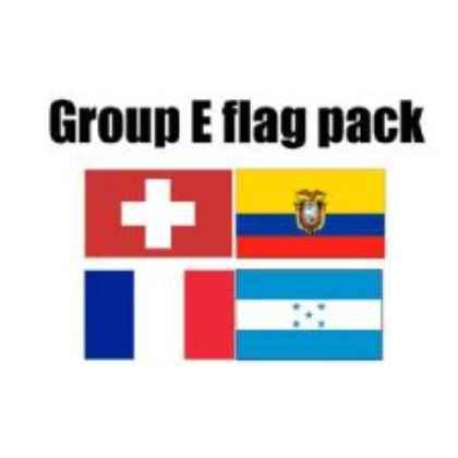GROUP E Football World Cup 2014 Flag Pack (5ft x 3ft)