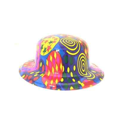 Swirls - Heart and Star Bowler Hat