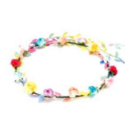 Flower Headband Garland - Multi-coloured