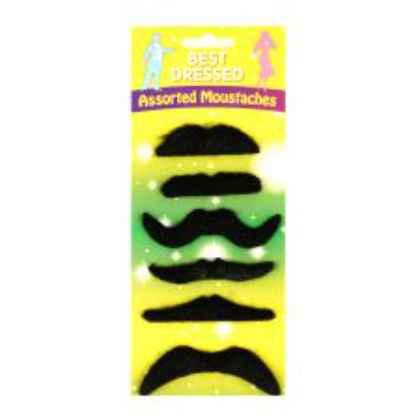 Assorted Moustache Card