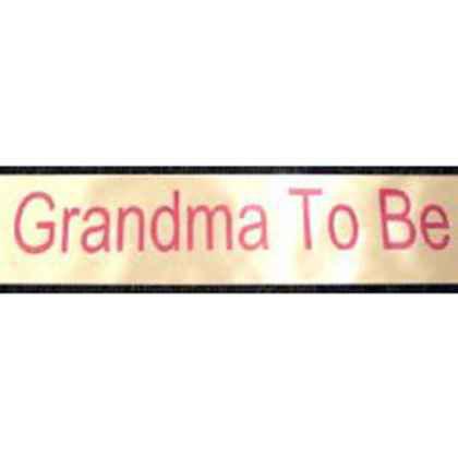 Grandma to Be Sash