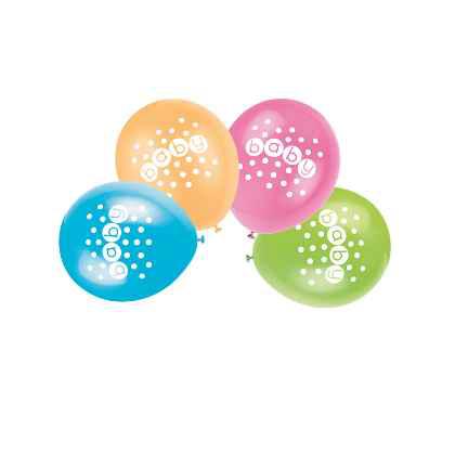 Pastel Baby Shower Latex balloons
