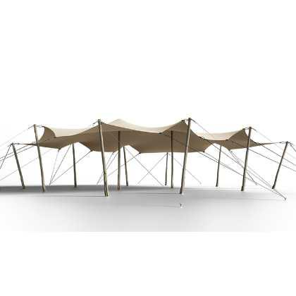 8.5m x 10m Medium Triflexx Stretch Tent Canvas with Clamps (560 g/m²)