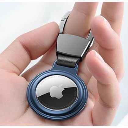 MAGNETIC METAL KEYRING FOR AIRTAG.