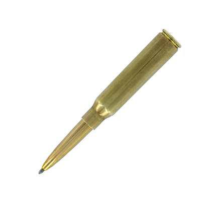 BULLET SHAPE PEN WITH POINTED END WITH .338 MAG CASING – f338