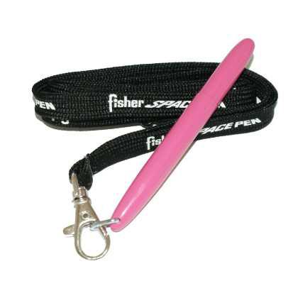 BULLET PINK WITH D RING AND BLACK FISHER LANYARD – f400pk-jr/lbk